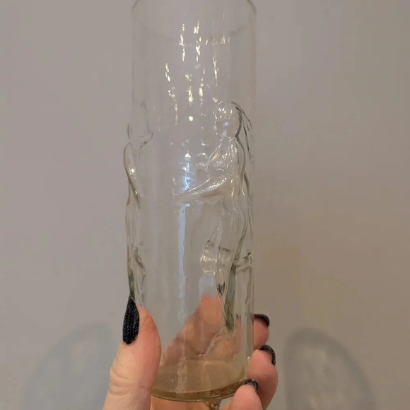 Clear Glass Libby Tumbler With Naked Ladies - Picture 5 of 9